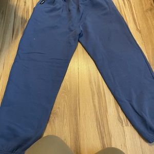 Missguided blue sweat pants